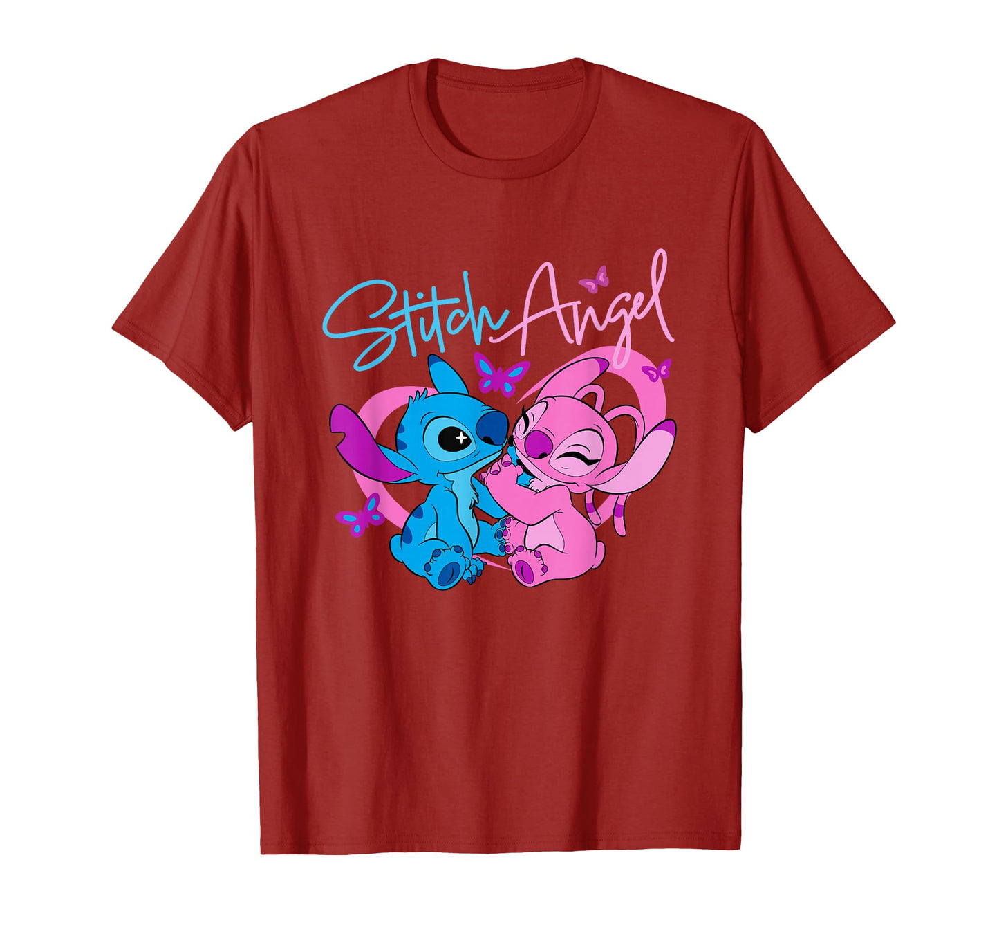 Disney Lilo & Stitch: The Series Angel with Butterflies T-Shirt