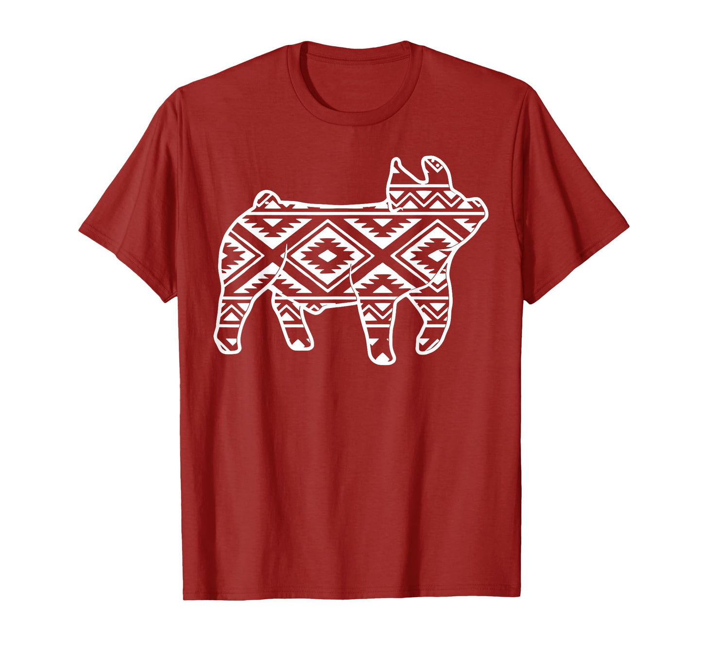 Aztec Show Pig Livestock Pig Breeder Stock Show Mom Pig T-Shirt