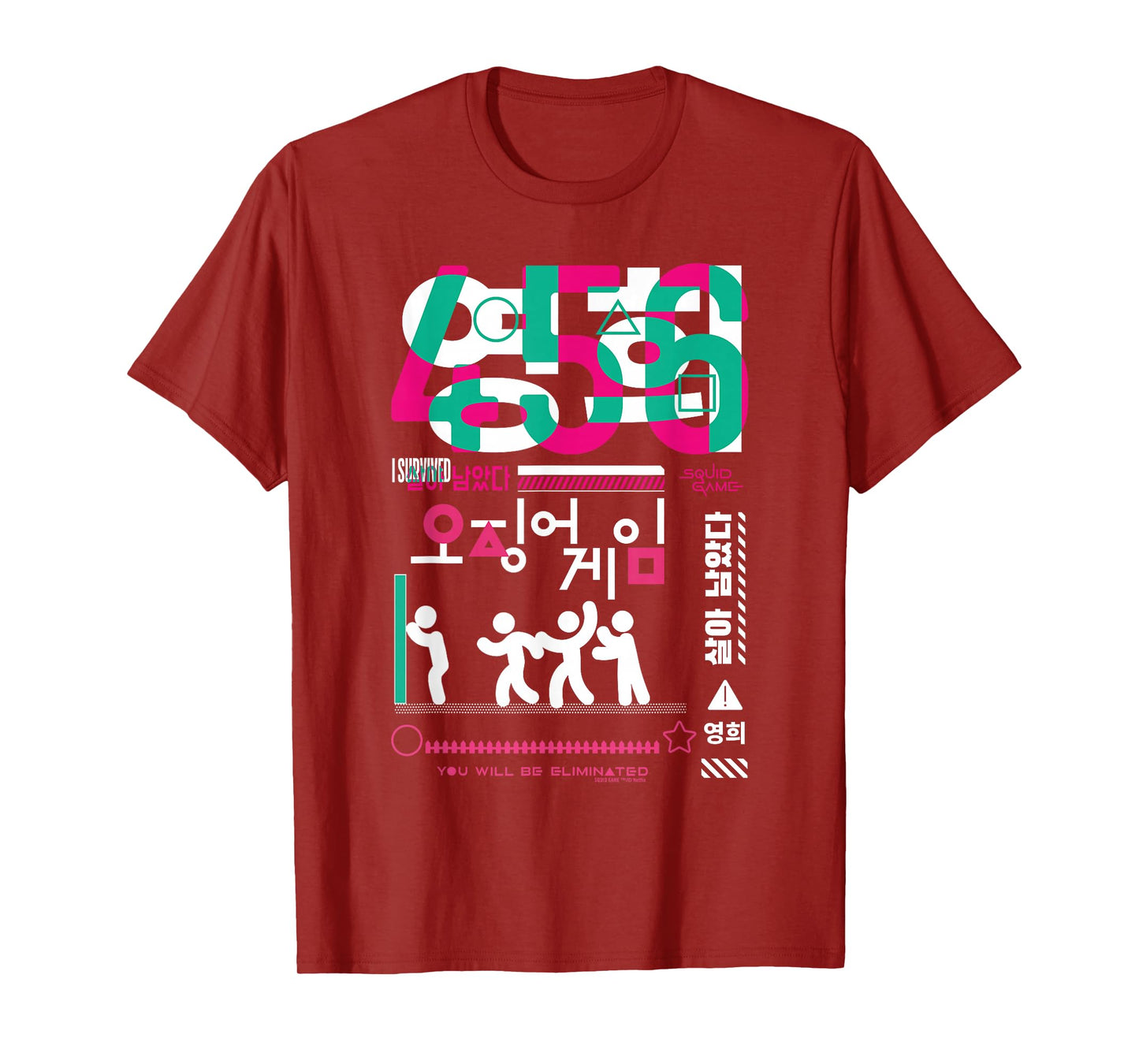 Squid Game You will be Eliminated Officially Licensed T-Shirt