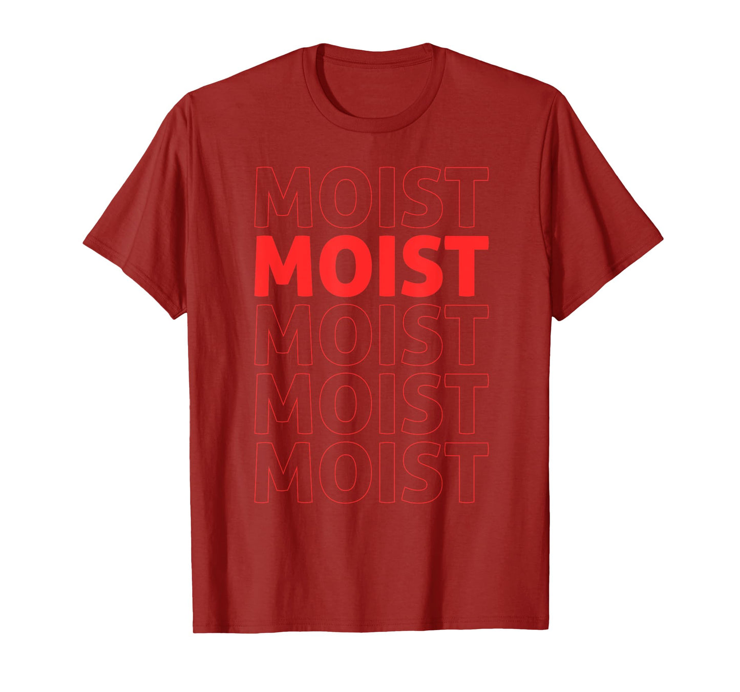 Moist T-Shirt Funny Awkward Word Shirt T-Shirt