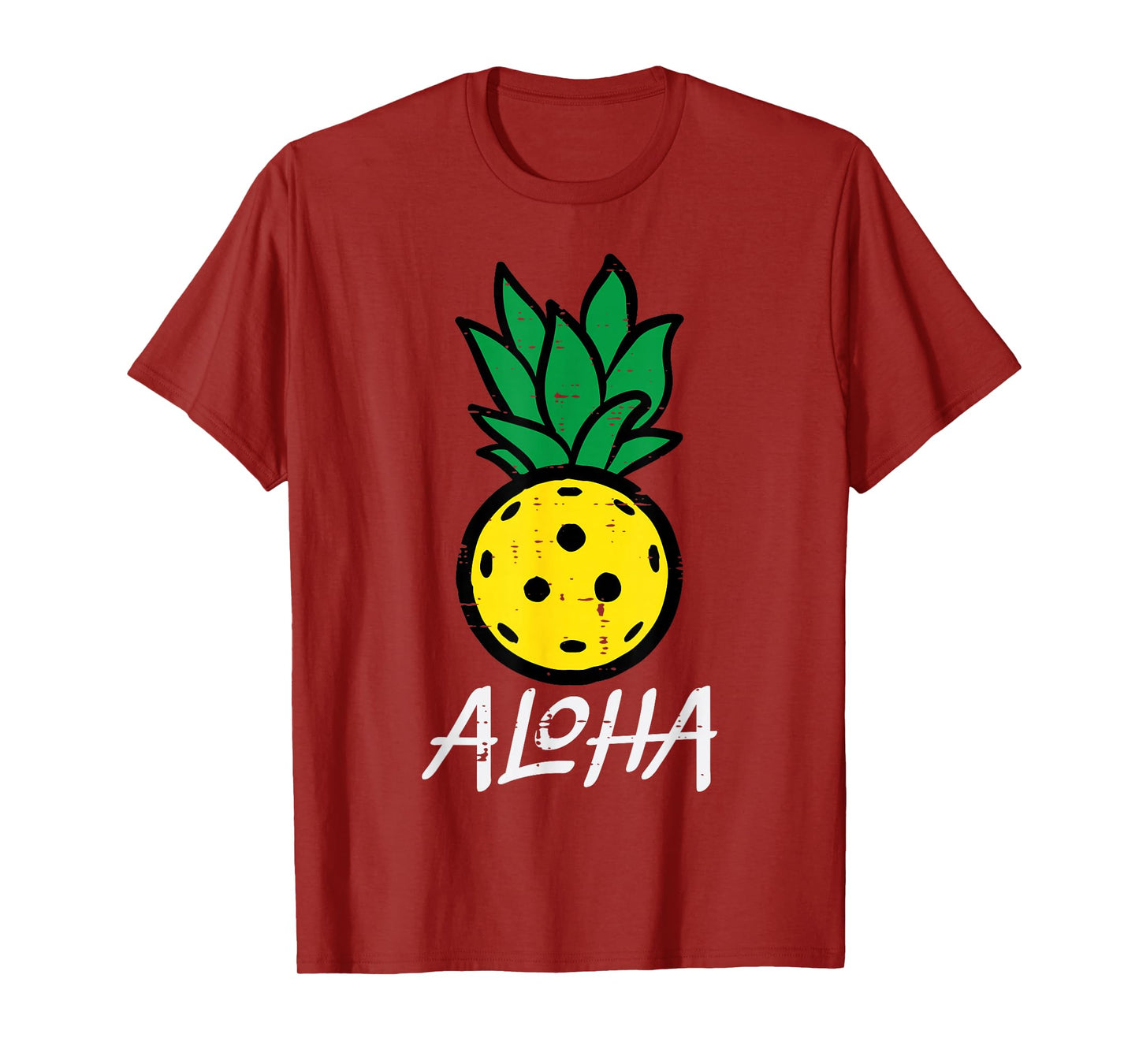 Pickleball Pineapple Aloha Pickle Ball Hawaii Men Women Kids T-Shirt