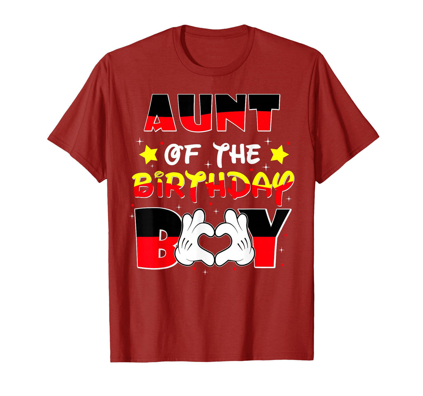 Aunt of The Birthday Boy Shirt Matching Nephew Family Bday T-Shirt