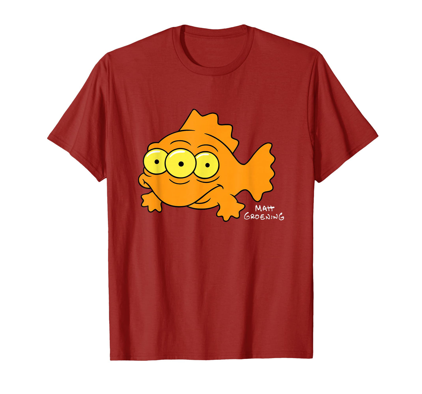 The Simpsons Blinky Three-Eyed Nuclear Fish Center Icon T-Shirt