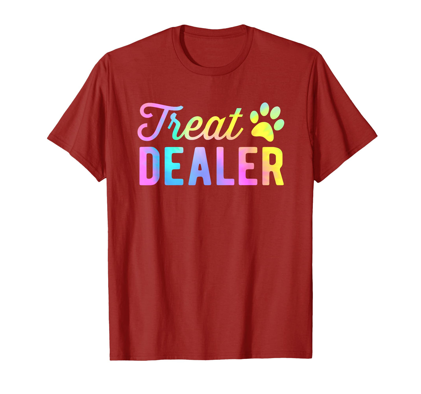 Dog Treat Dealer Dog Owner Dog Treats Tie Dye Dog Lover T-Shirt