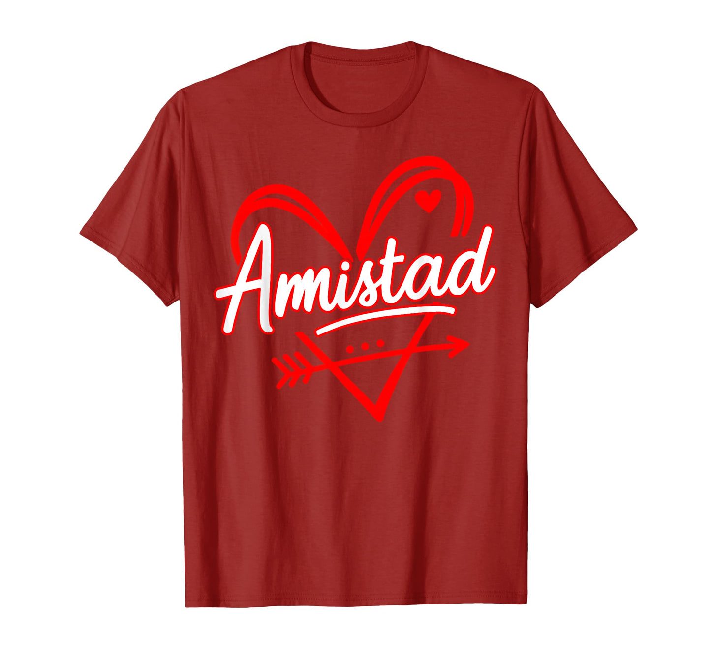 Amistad Heart House of Friendship School Spirit T-Shirt