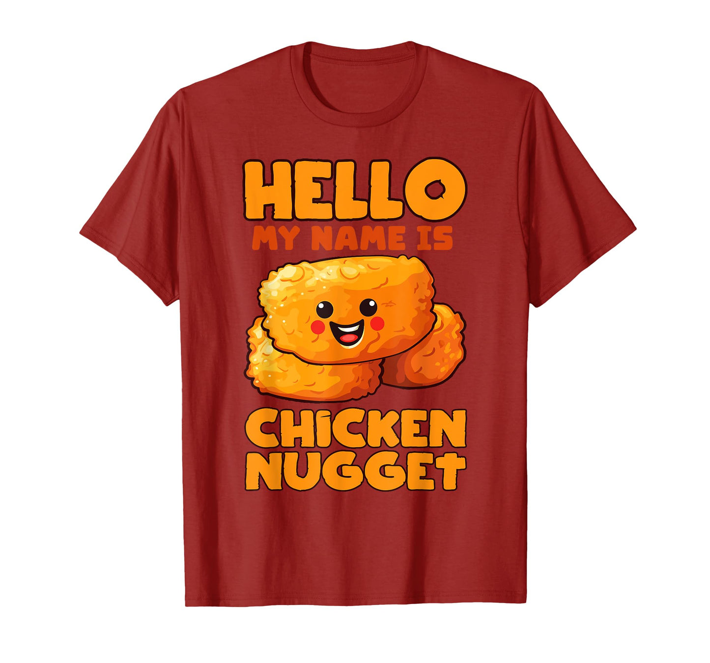 Hello my name is Chicken Nugget Costume kids Chicken Nugget T-Shirt