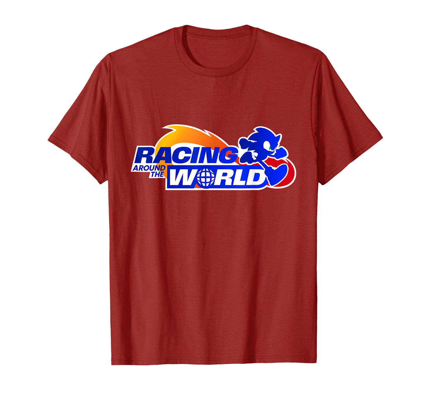 Sonic the Hedgehog - Racing Around the World logo T-Shirt