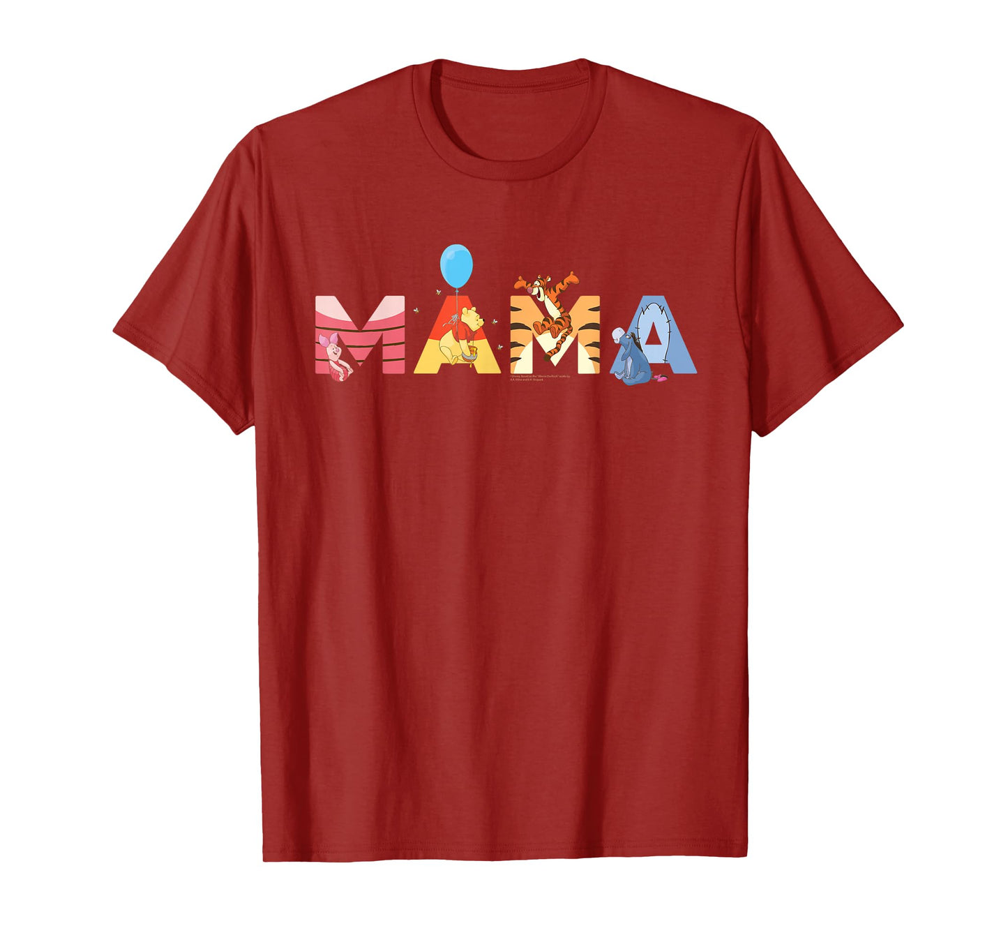 Disney Winnie the Pooh & Friends Mama Mother's Day Birthday T-Shirt