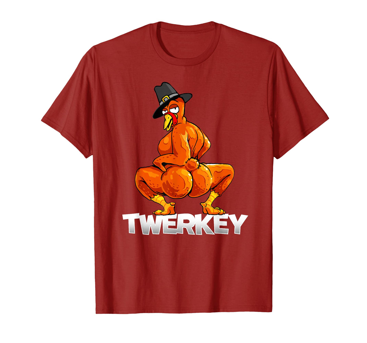 Twerkey Twerking Turkey Pilgrim Thanksgiving Twerk Turkey T-Shirt