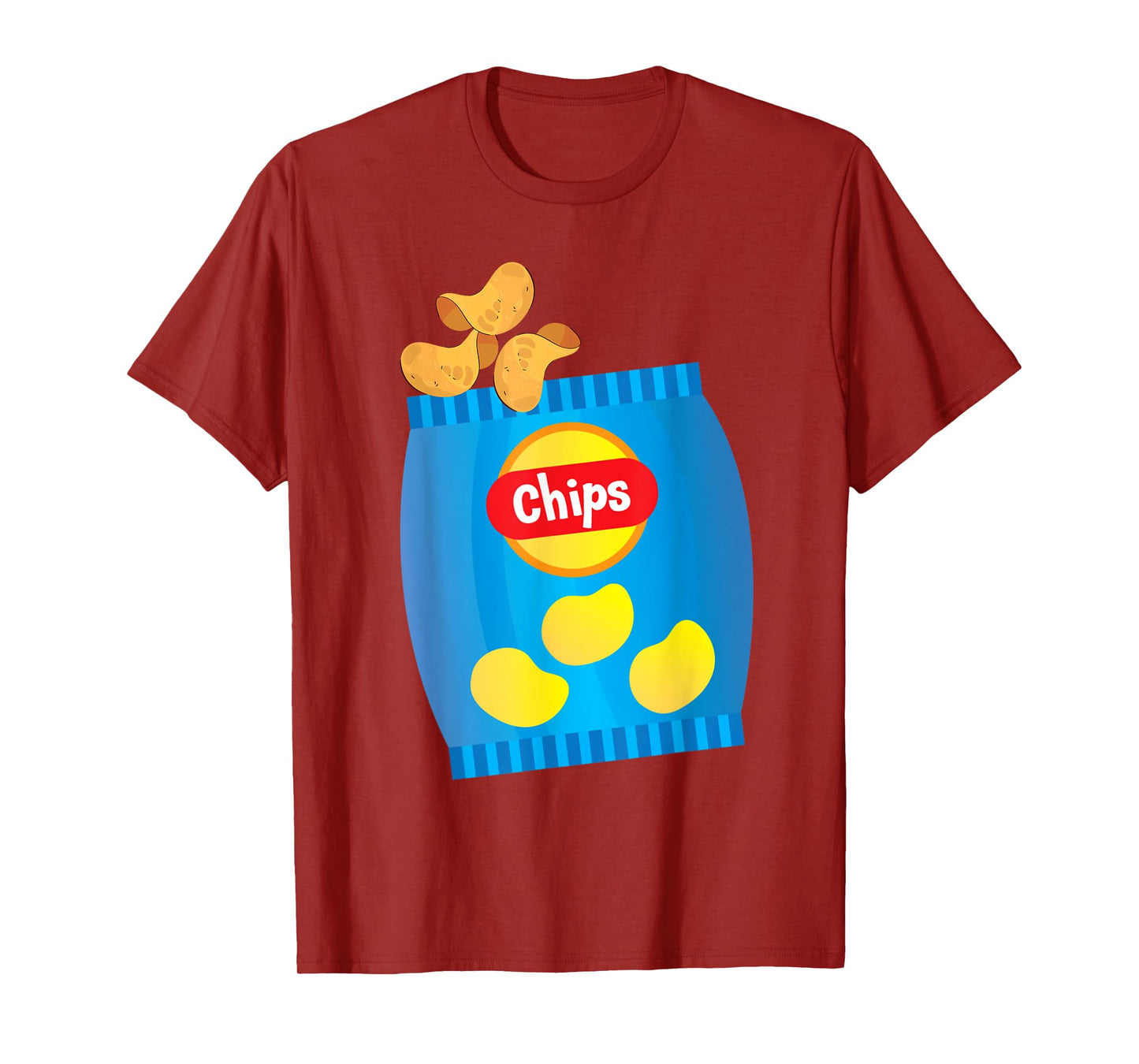 Bag Of Chips Funny Halloween Costume T-Shirt