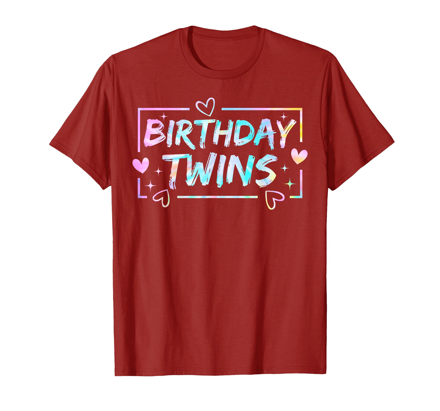 Birthday Twins Retro Matching Twin Birthday Boys Girls T-Shirt