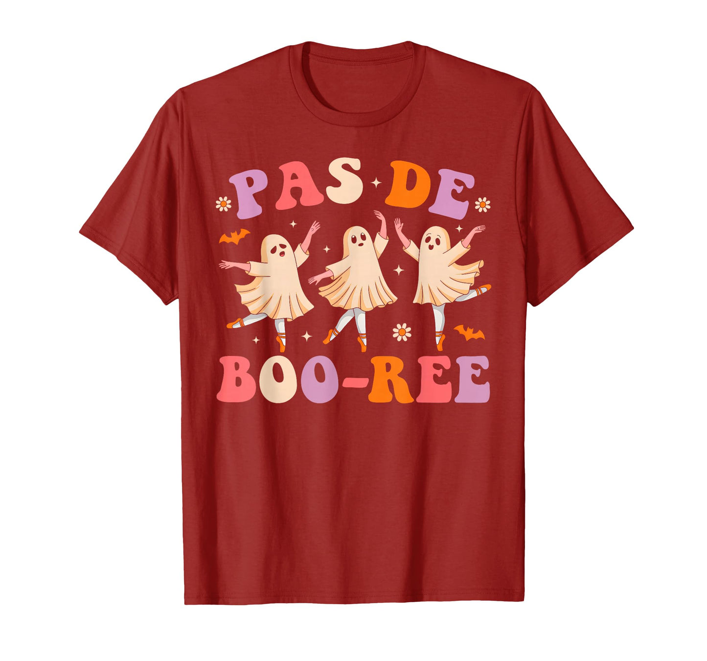 Pas de BOO-rée Ballet Ghost Dancer Dance Teacher Halloween T-Shirt