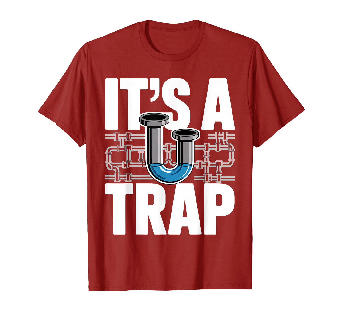 Best Plumber Art for Men Women Plumbing Pipefitter Plumber T-Shirt