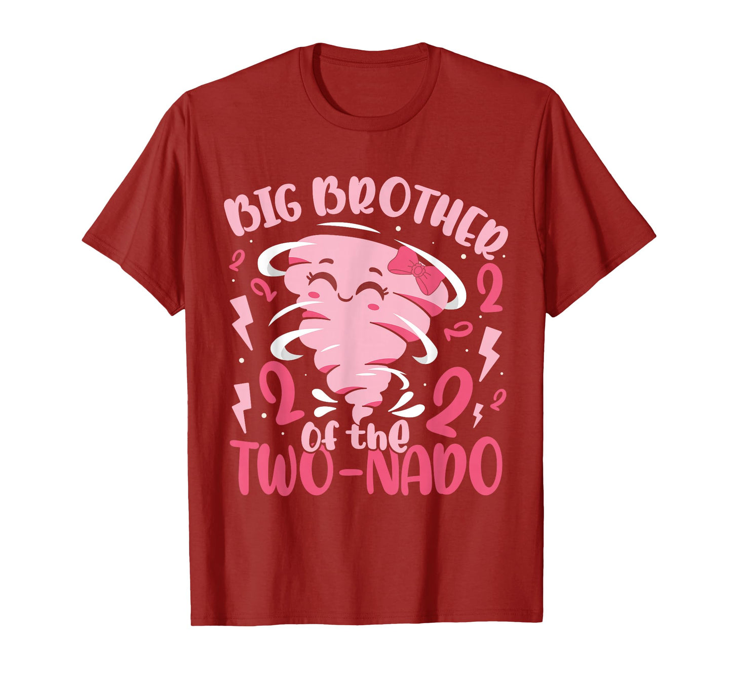 Big Brother of the Two-nado Tornado Theme 2nd Birthday Party T-Shirt