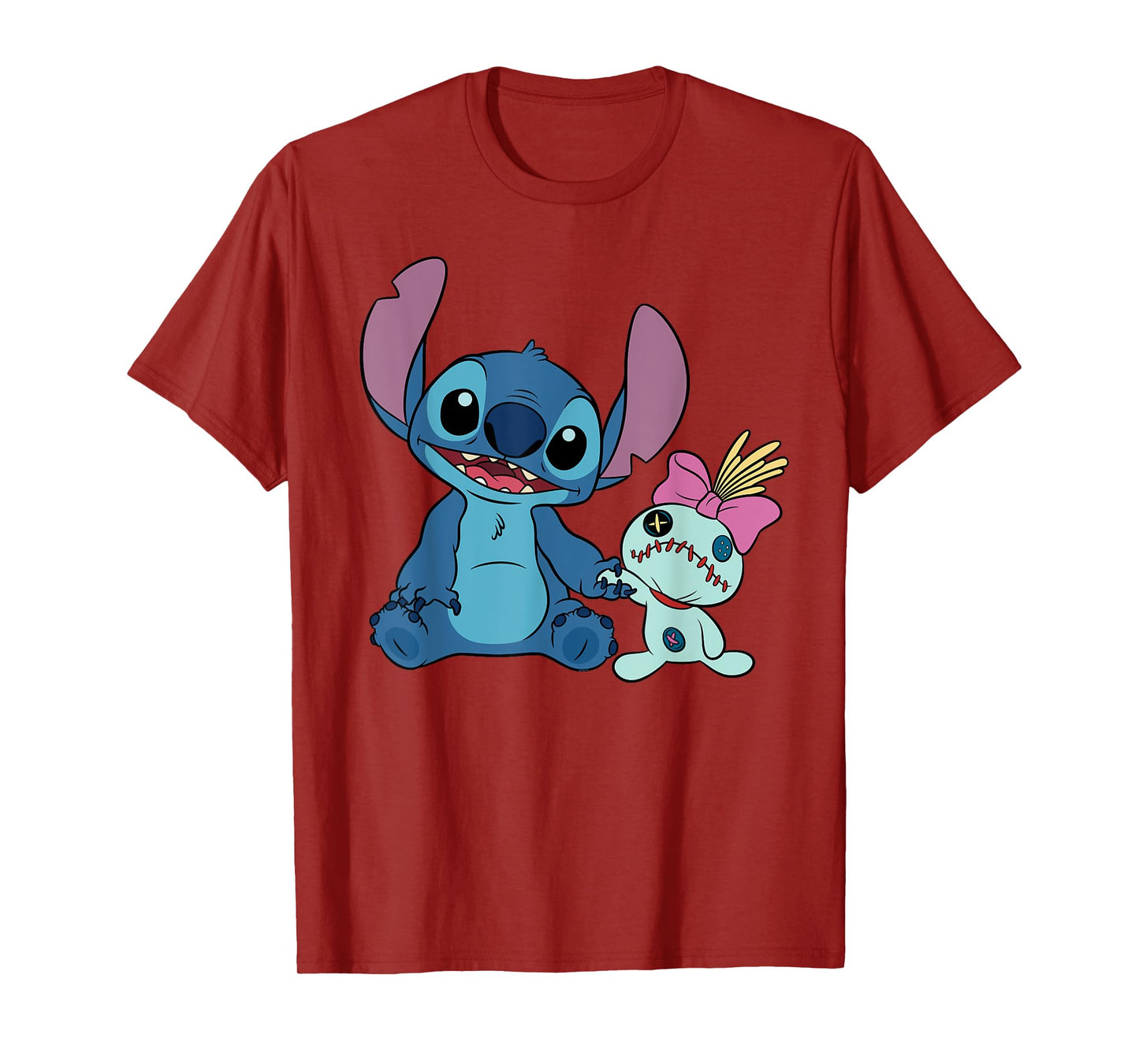 Disney Lilo & Stitch Stitch and Scrump Best Friends 2-Sided T-Shirt