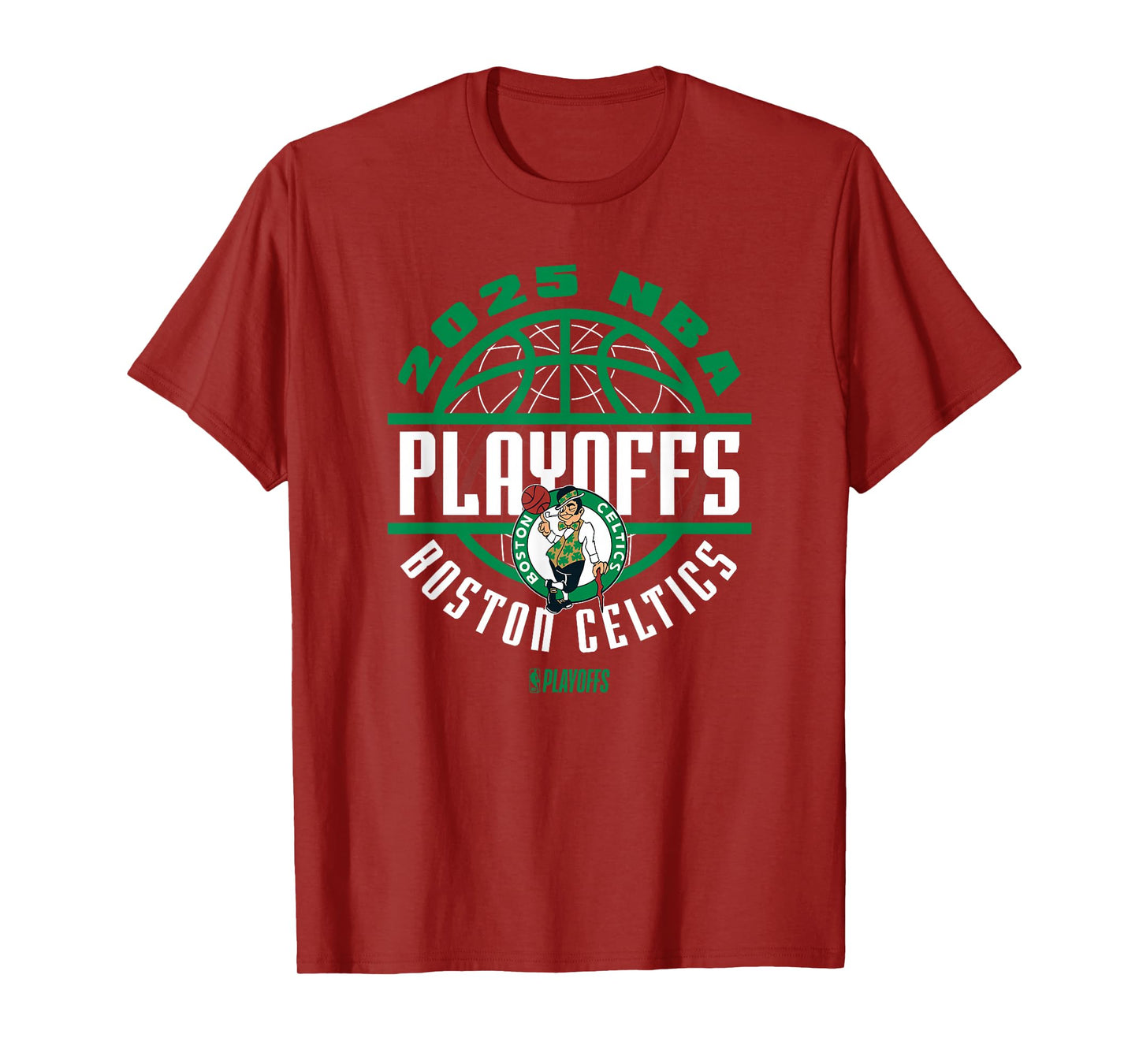 NBA Official Boston Celtics 2025 Playoffs Game Time T-Shirt
