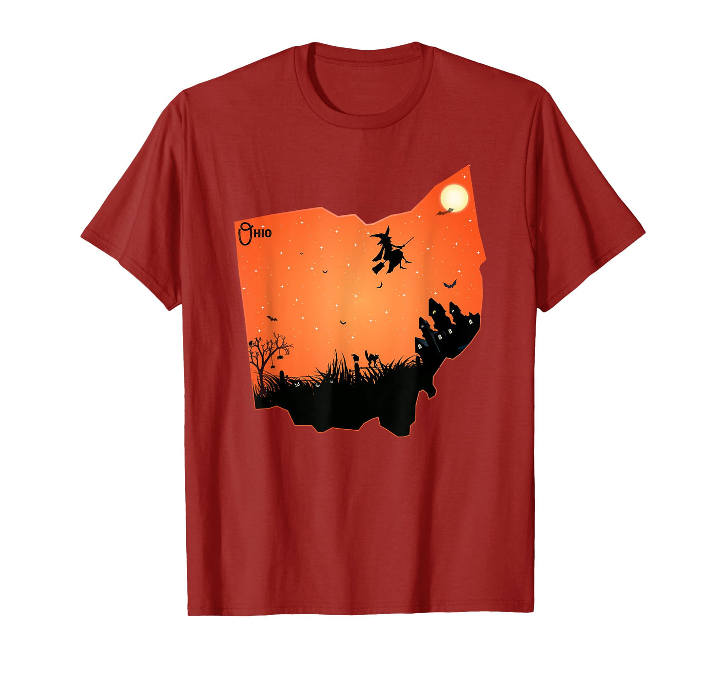 Halloween Ohio OH State Design Shirt Gift for Men Women Kids