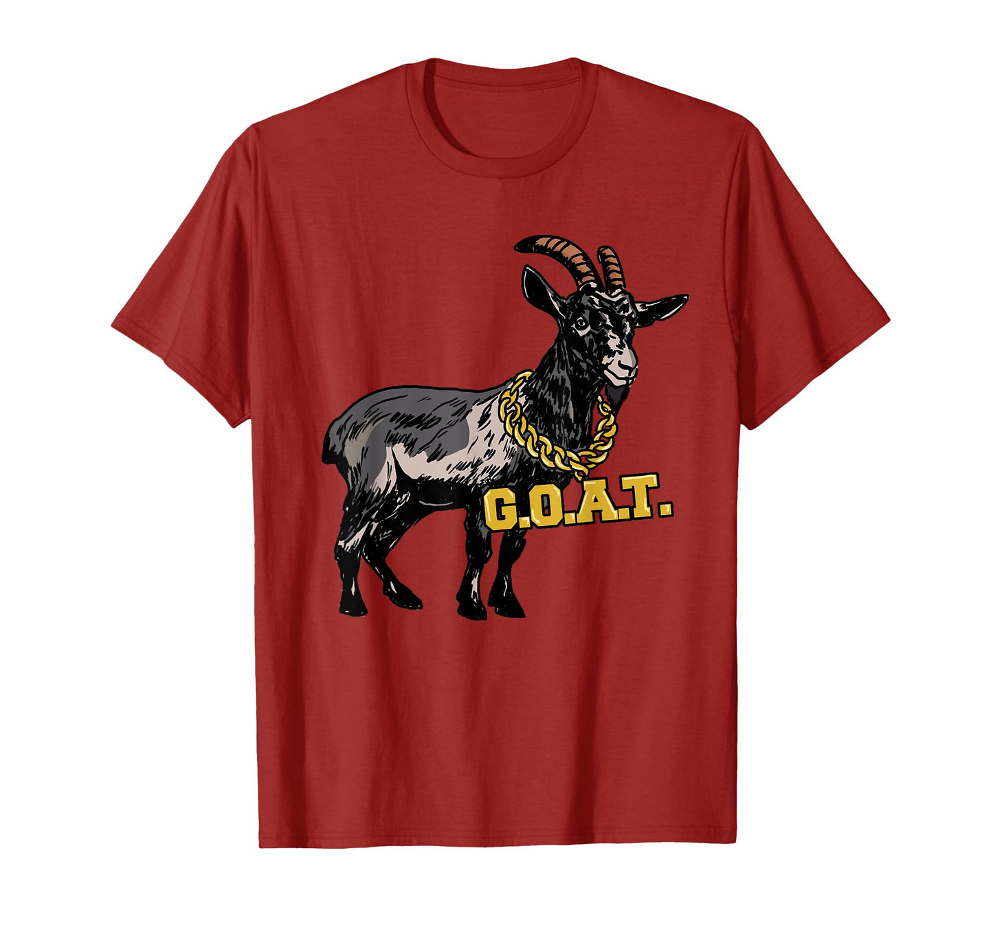 Goat with G.O.A.T. Chain T-Shirt