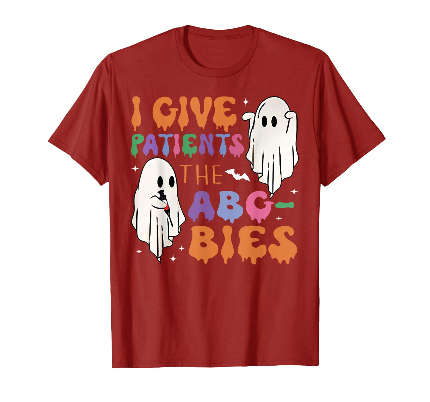 I Give Patients the ABG-bies Cute Ghost Halloween ICU Nurse T-Shirt