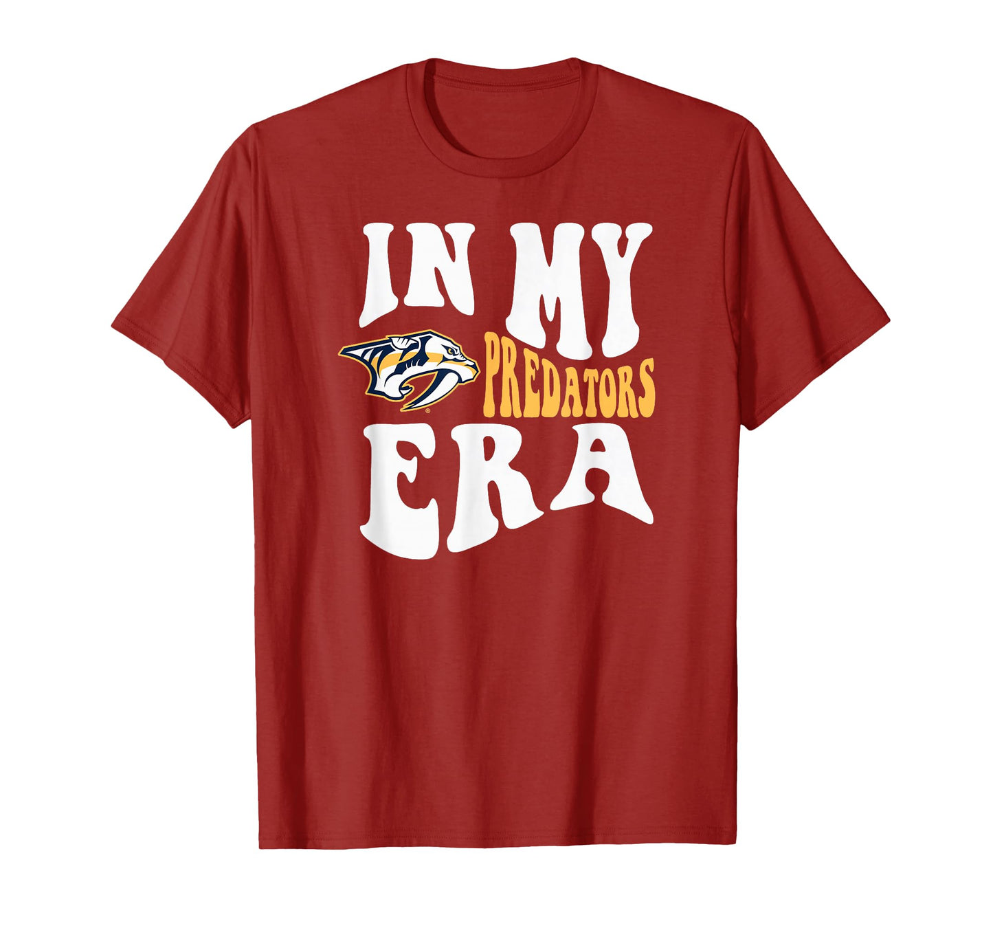 Nashville Predators Era Black NHL Officially Licensed T-Shirt