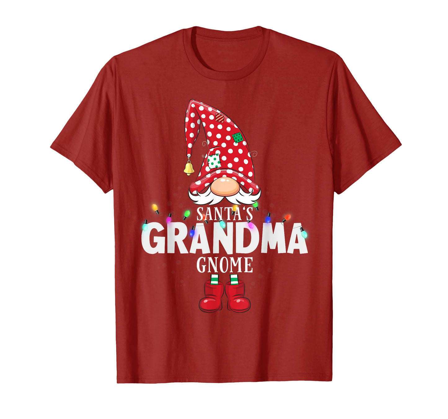 X-Mas Santa's Grandma Gnome Christmas Matching T-Shirt