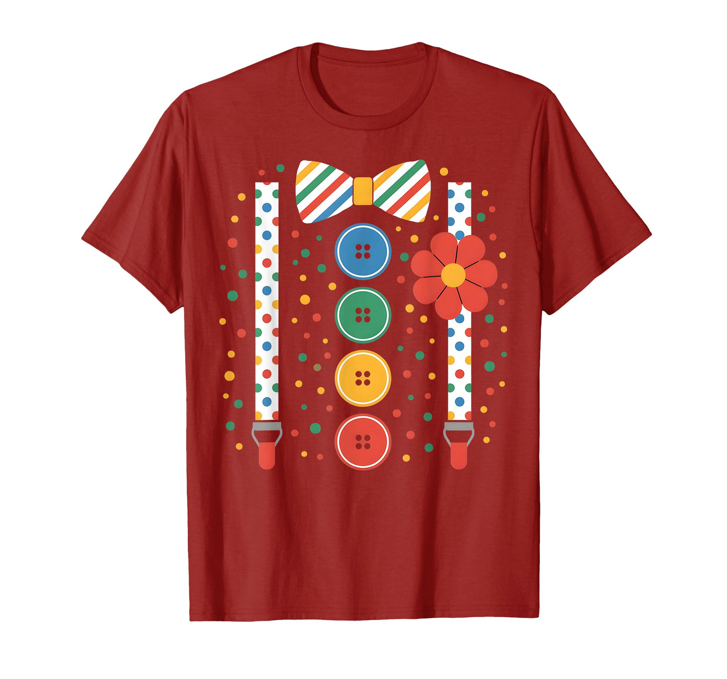 Clown Halloween Costume T-Shirt