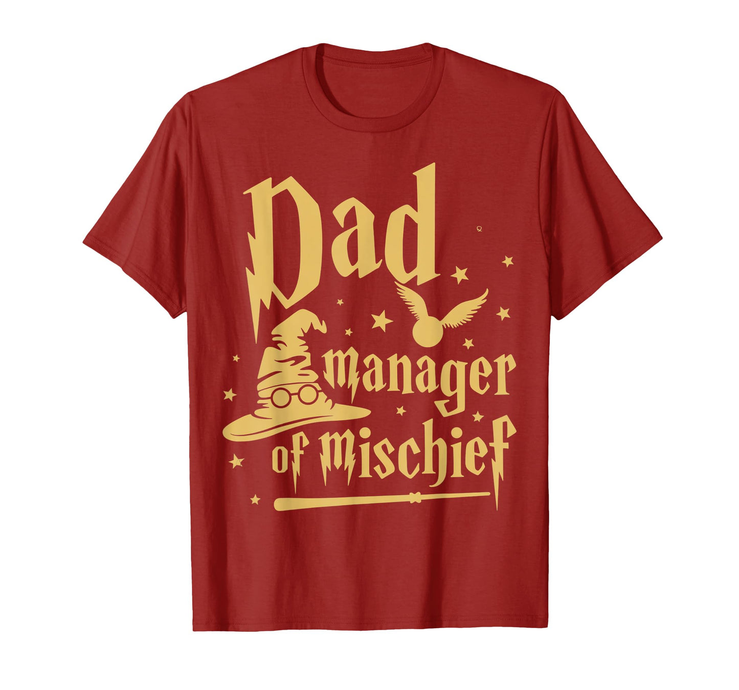 Magical Dad Manager of Mischief Birthday Family Matching T-Shirt