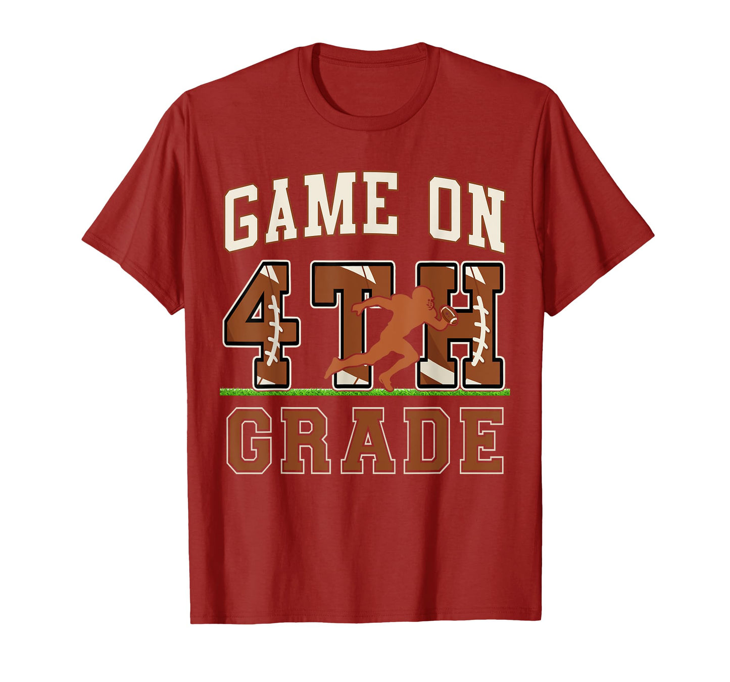 First Day of 4th Grade Boys Football Game On Fourth Grade T-Shirt