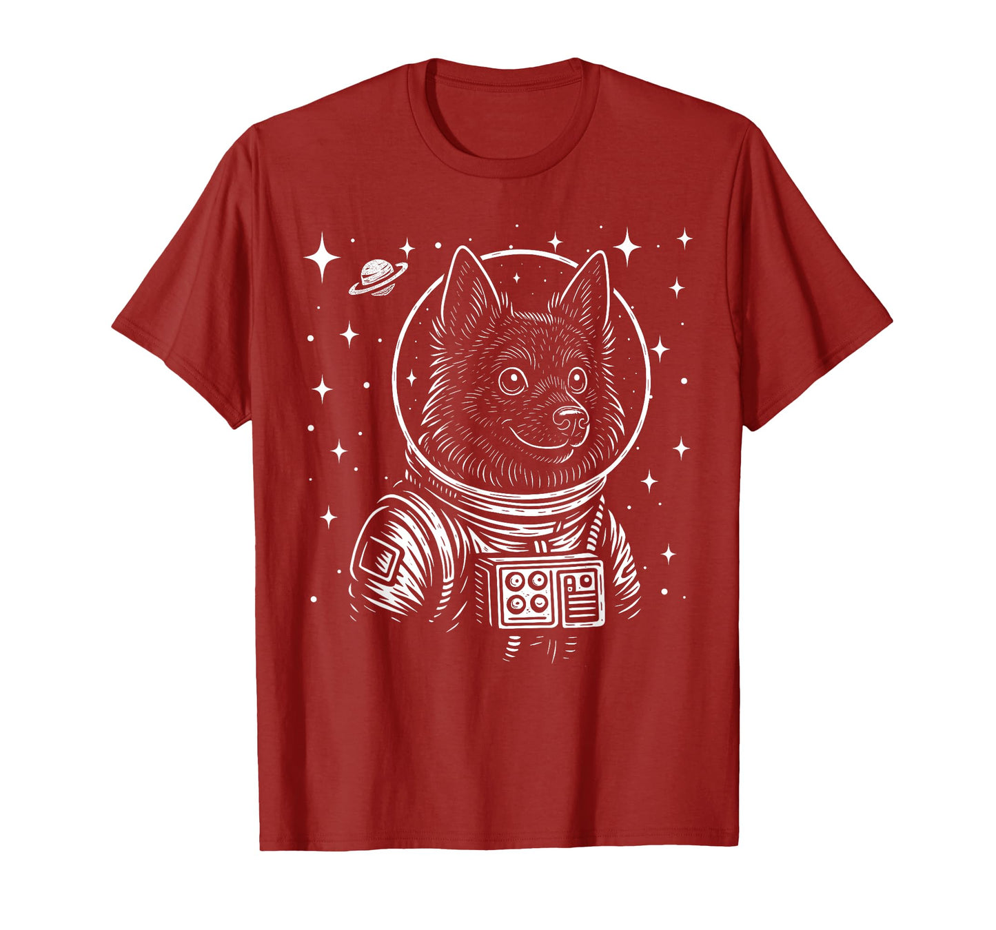 Astronaut Schipperke Space Galaxy Dog Lovers T-Shirt