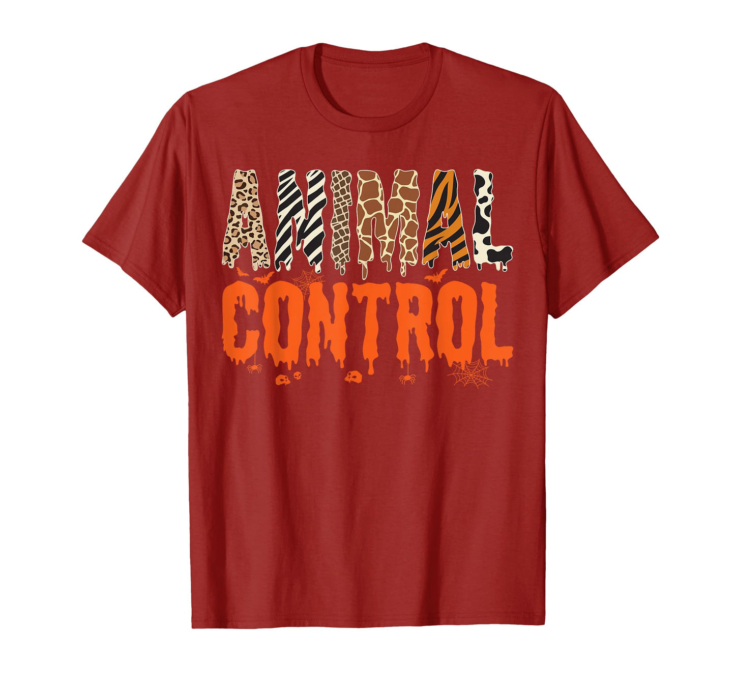 Animal Control Funny Halloween Costume Matching Zoo Party T-Shirt