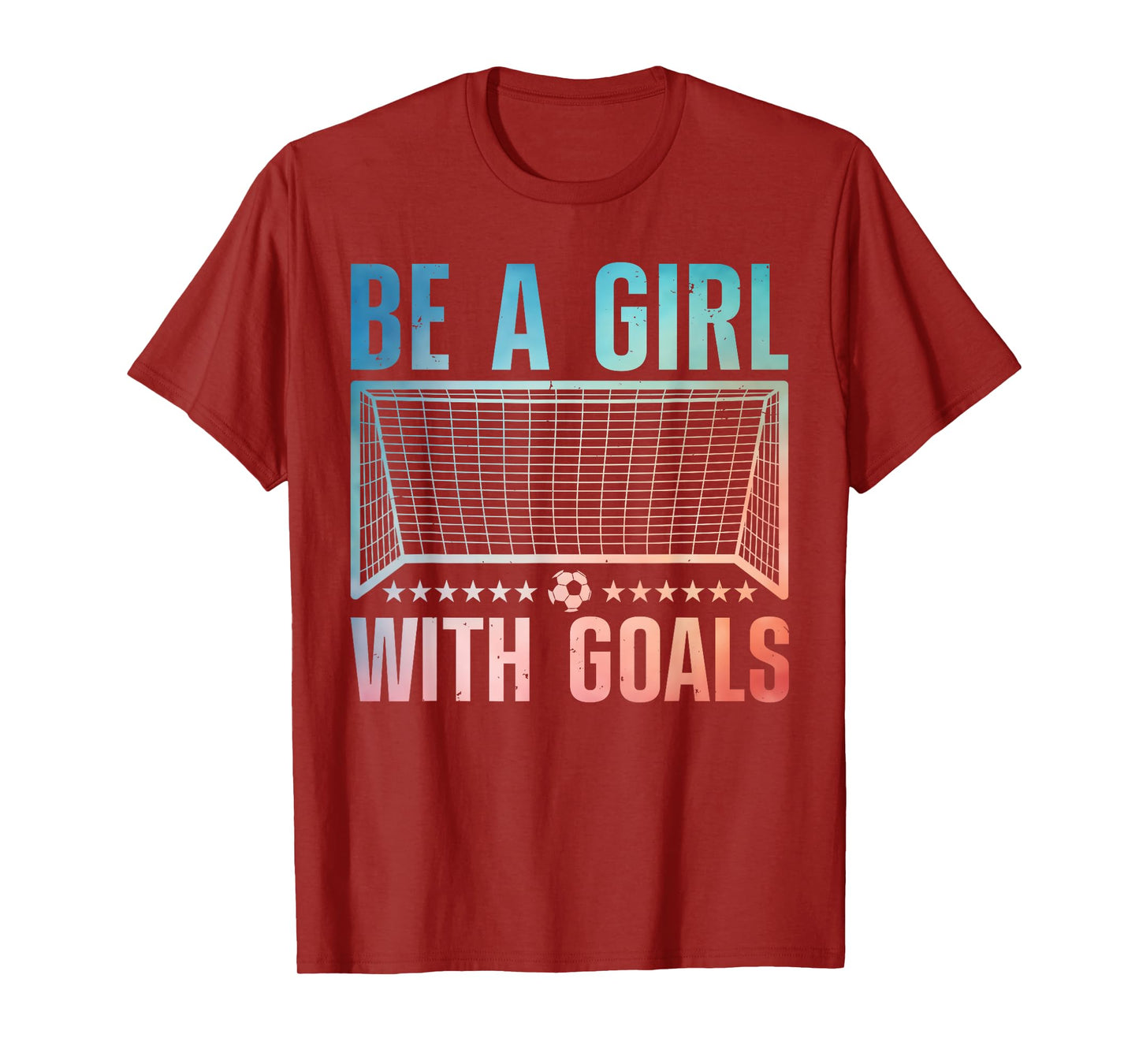 Funny Soccer Art For Women Girls Soccer Player Soccer Lover T-Shirt