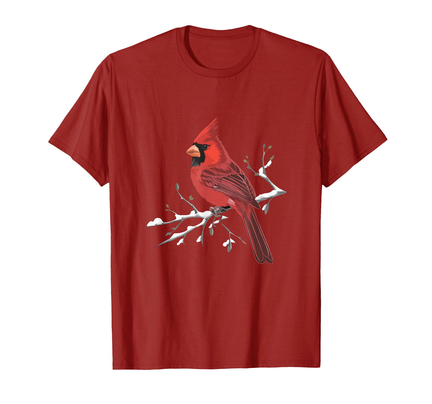 Majestic Red Cardinal Birdwatching Birdwatcher Bird Lover T-Shirt
