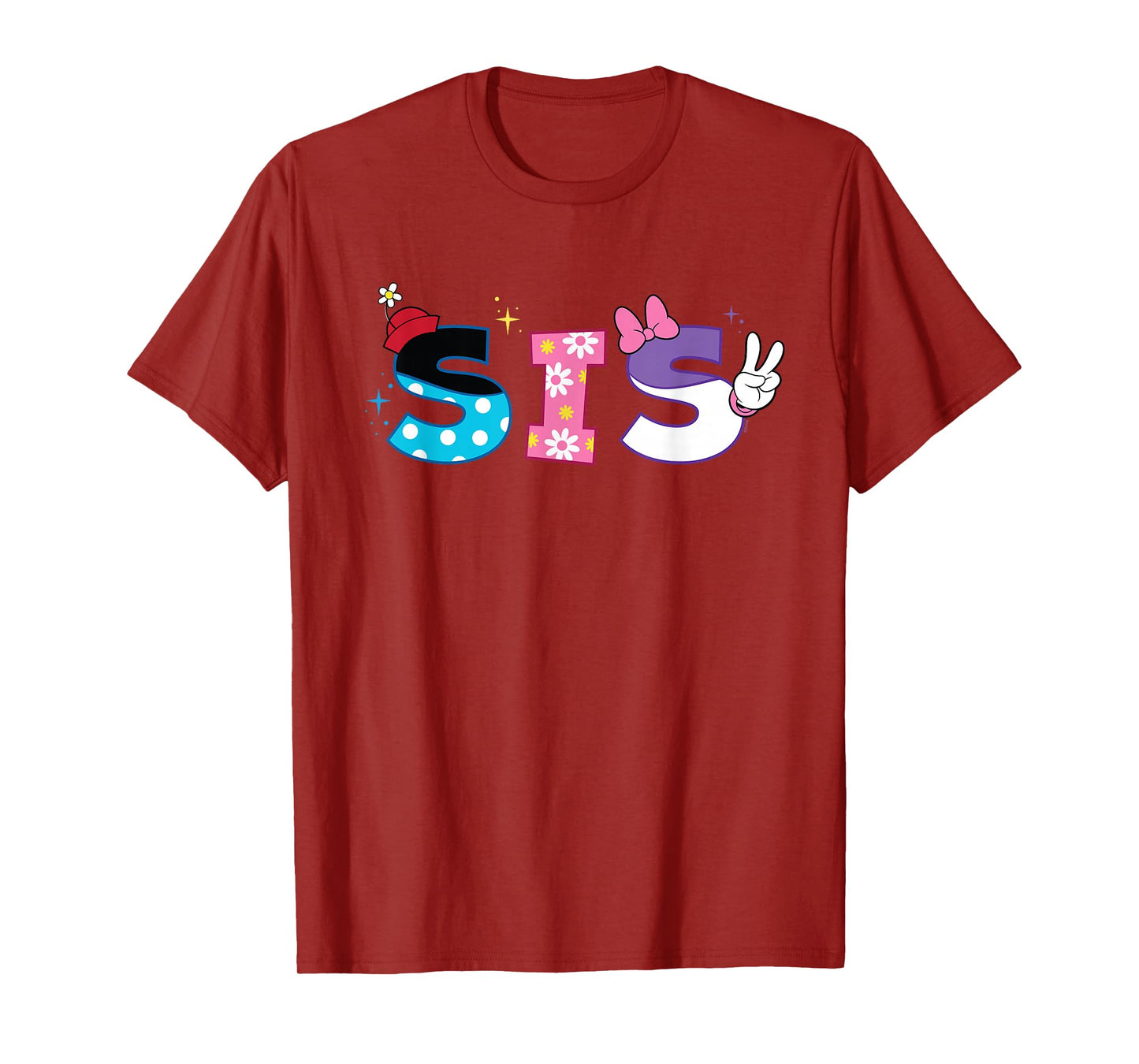 Disney Mickey Mouse and Friends Sis Family Trip Matching T-Shirt
