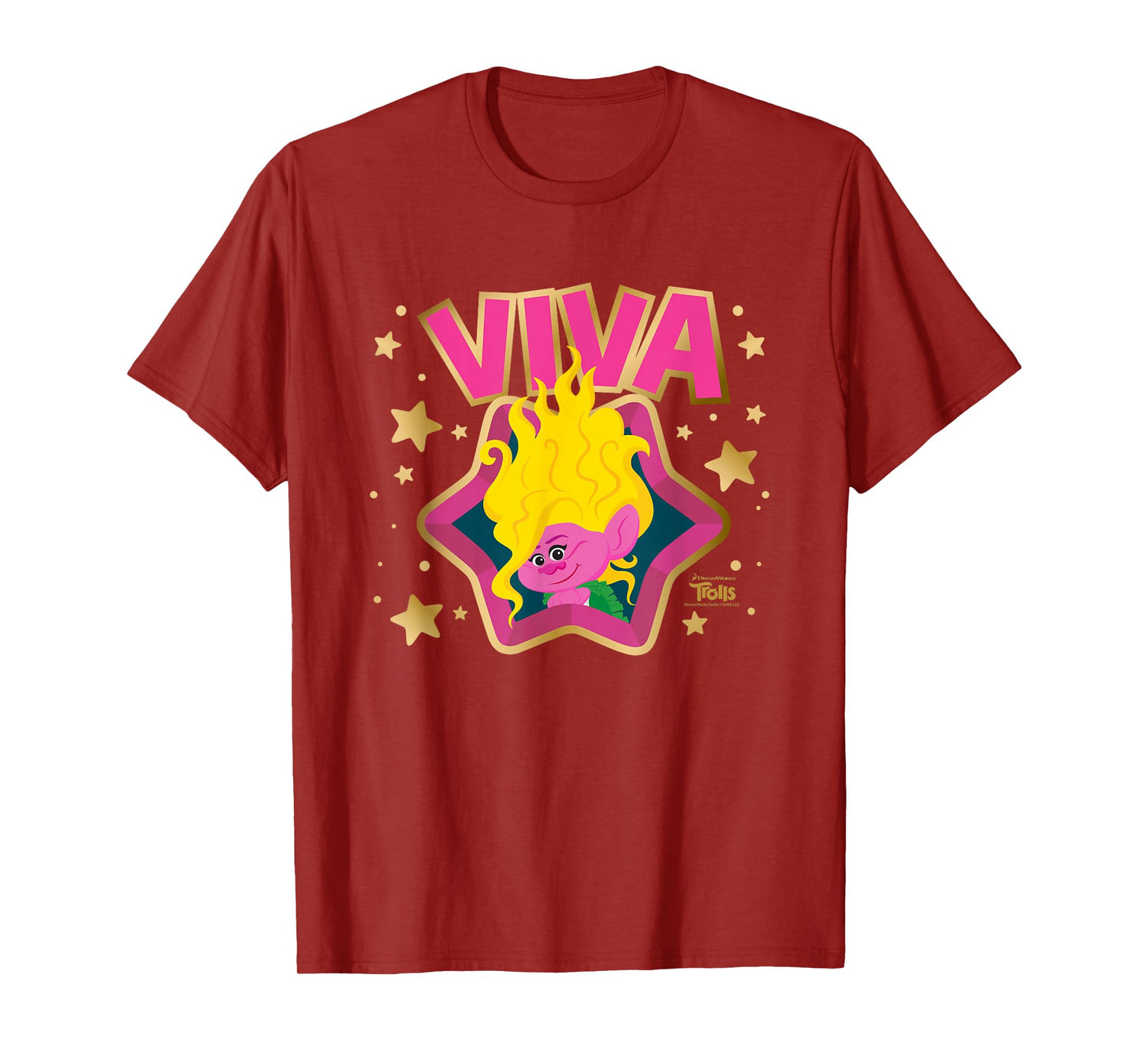 DreamWorks Trolls Viva Star Power Portrait T-Shirt