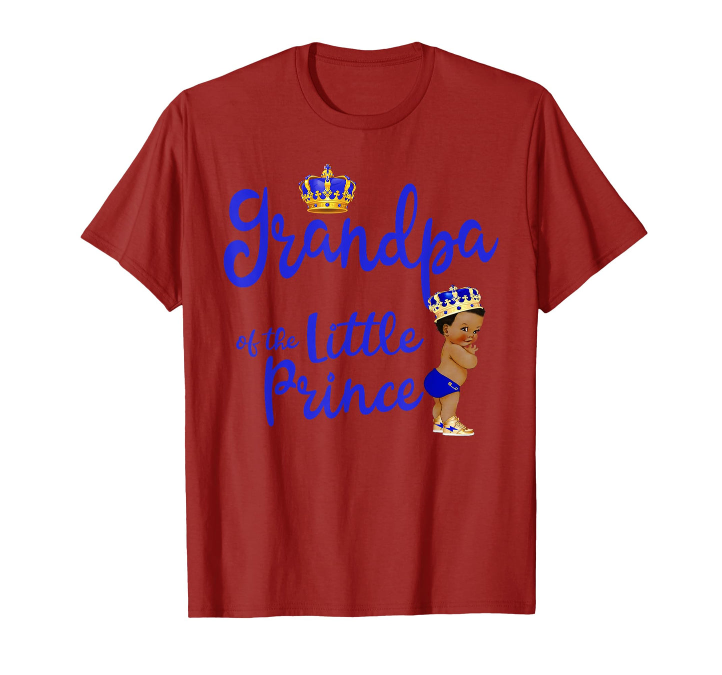 Grandpa Of The Birthday Prince Boy Bday Party Idea For Him T-Shirt