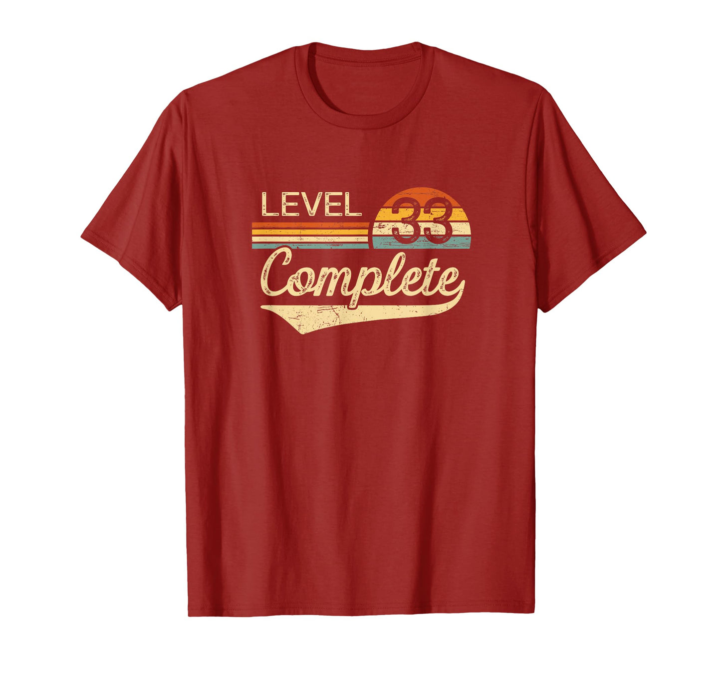 Level 33 Complete Vintage 33rd Wedding Anniversary T-Shirt