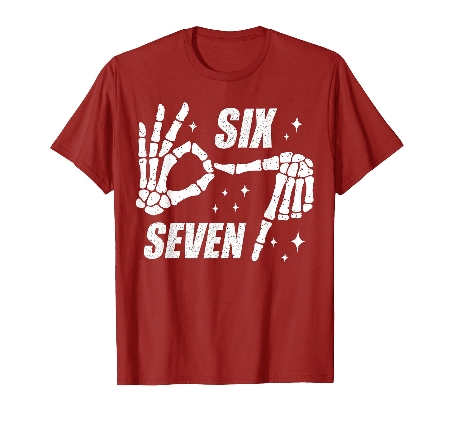 Cool Six Seven Number Gen Alpha Slang 6 7 Trending Meme T-Shirt