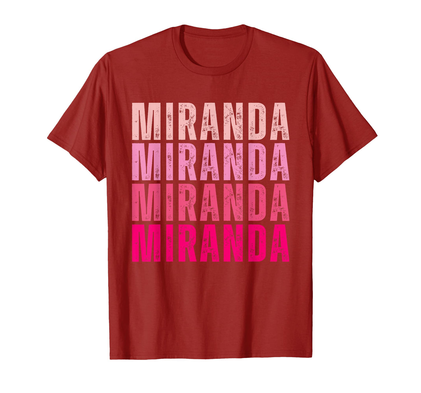 Miranda Personalized Name I Love Miranda Vintage T-Shirt