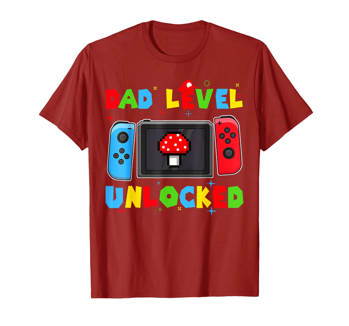 Dad Level Unlocked New Dad To Be Gifts Gamer Father's Day T-Shirt