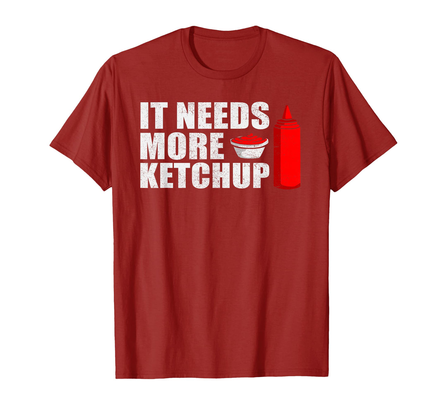 Funny Ketchup Art for Men Women Youth Tomato Ketchup Lover T-Shirt