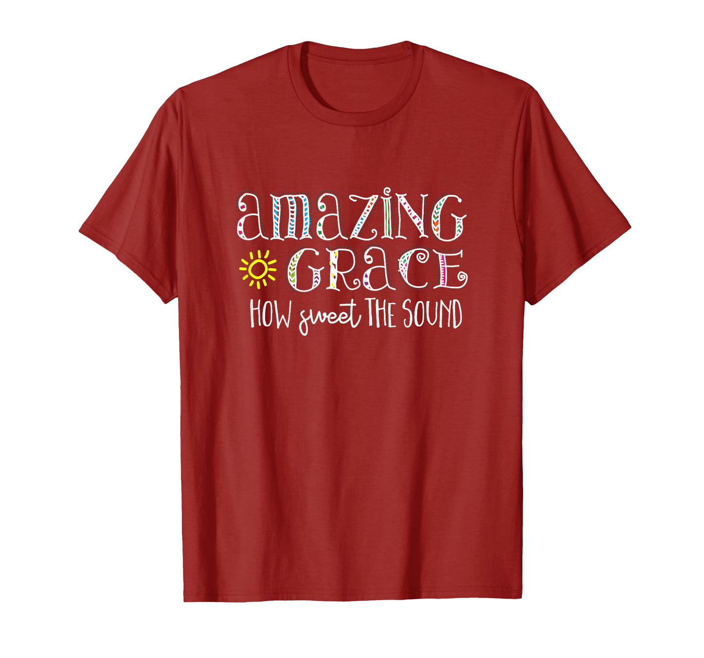 Christian t shirt Amazing Grace how sweet the sound