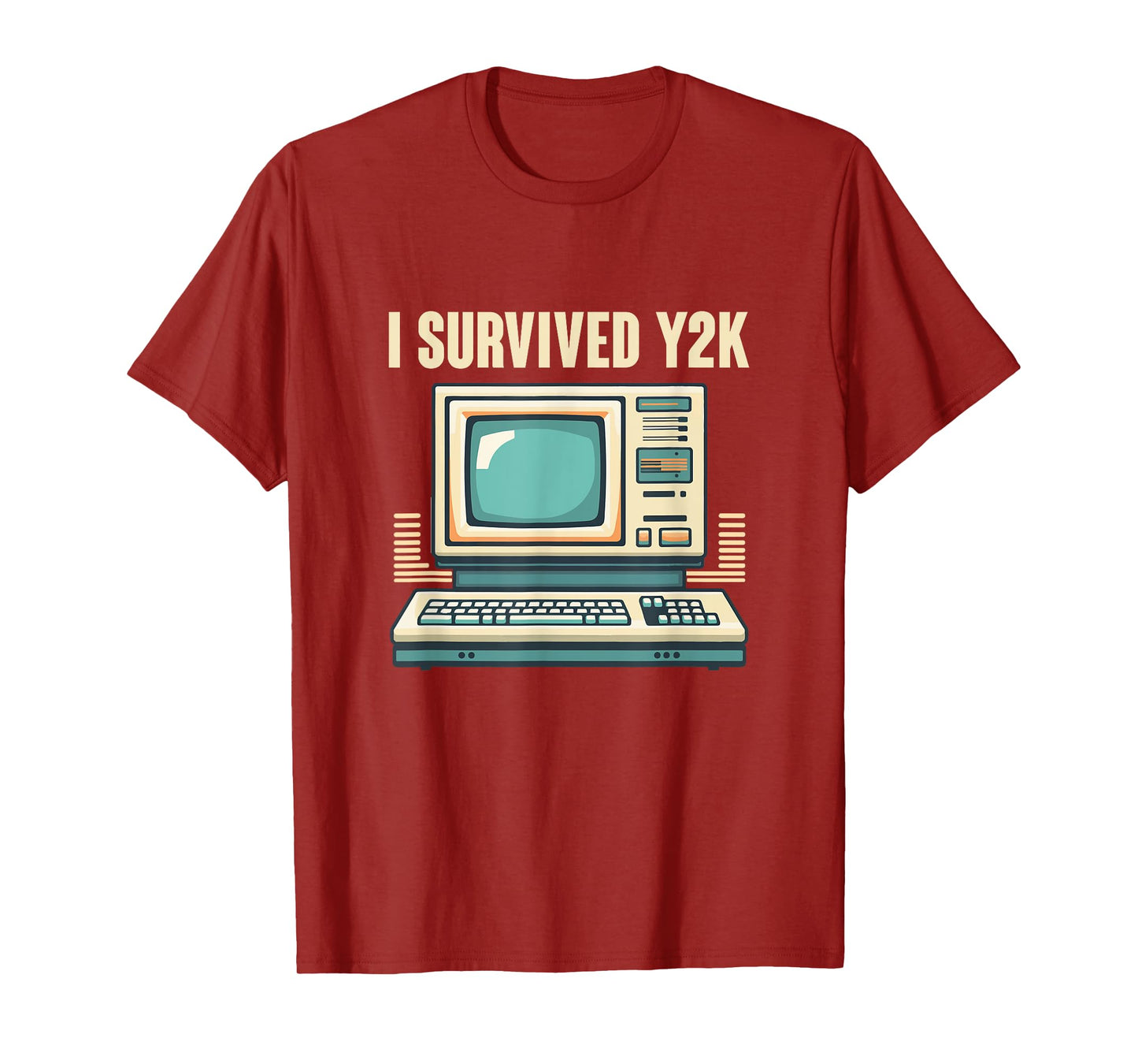 I Survived Y2K Computer Funny Year 2000 Survivor T-Shirt