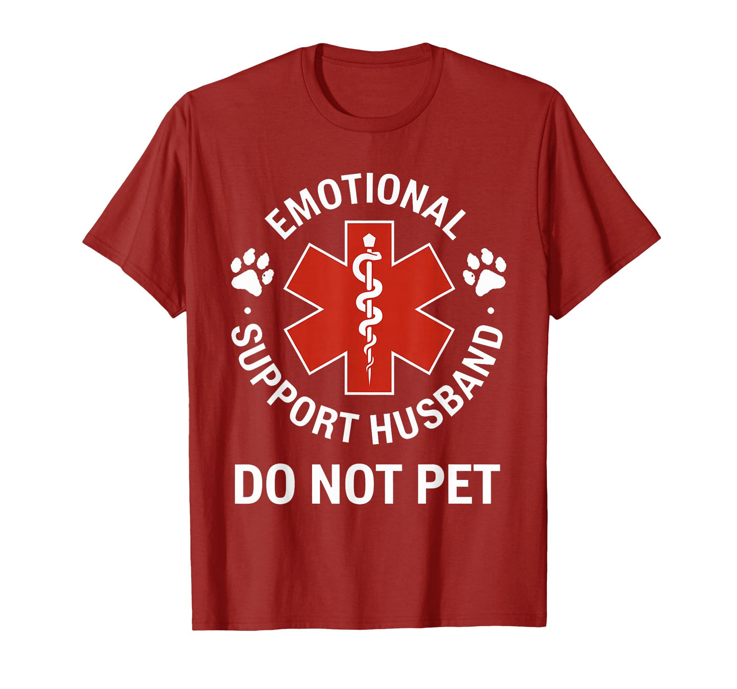 Emotional Support Husband Do Not Pet T-Shirt