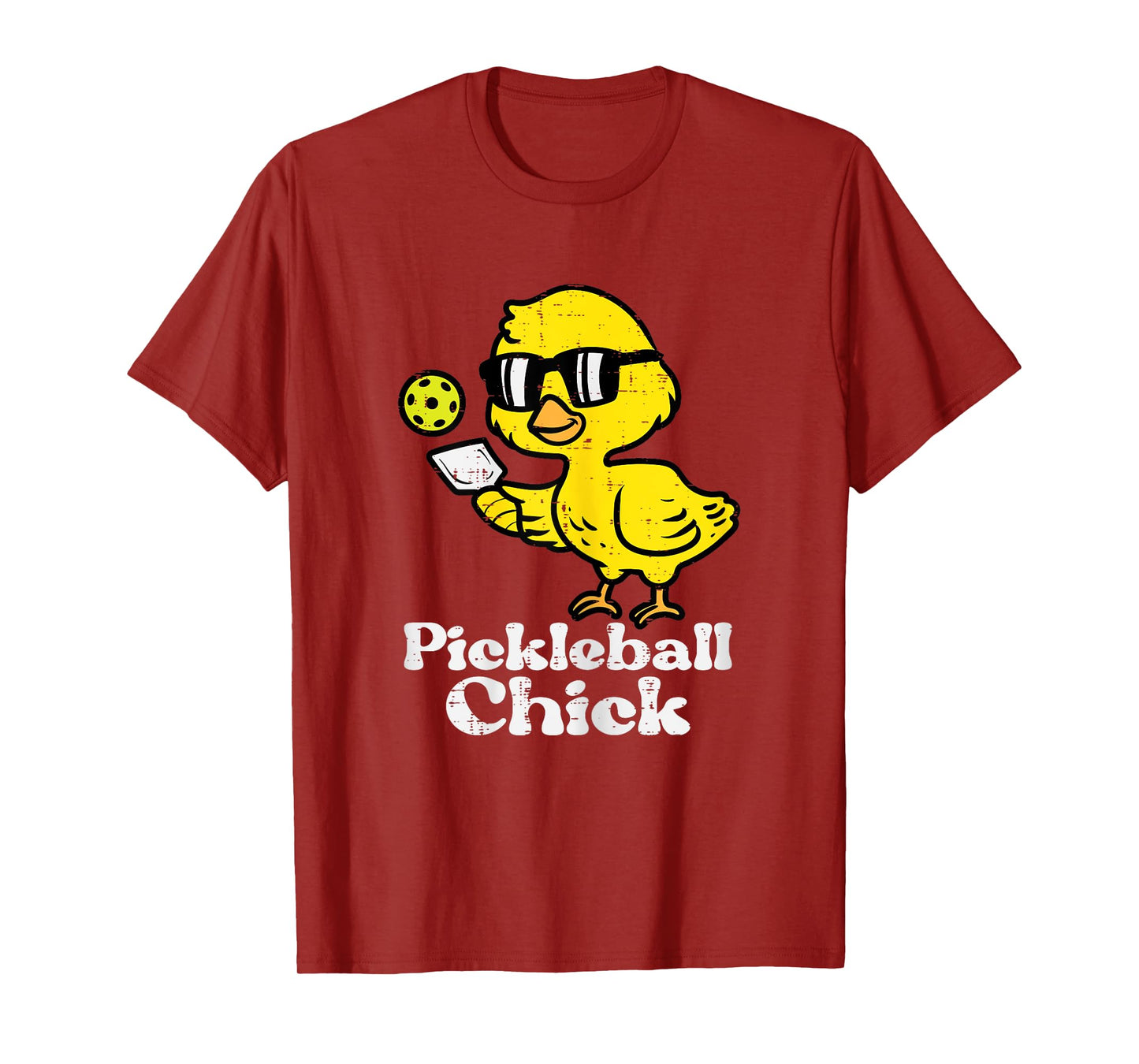 Pickleball Chick Funny Pickle Ball Women Girls Kids Toddler T-Shirt