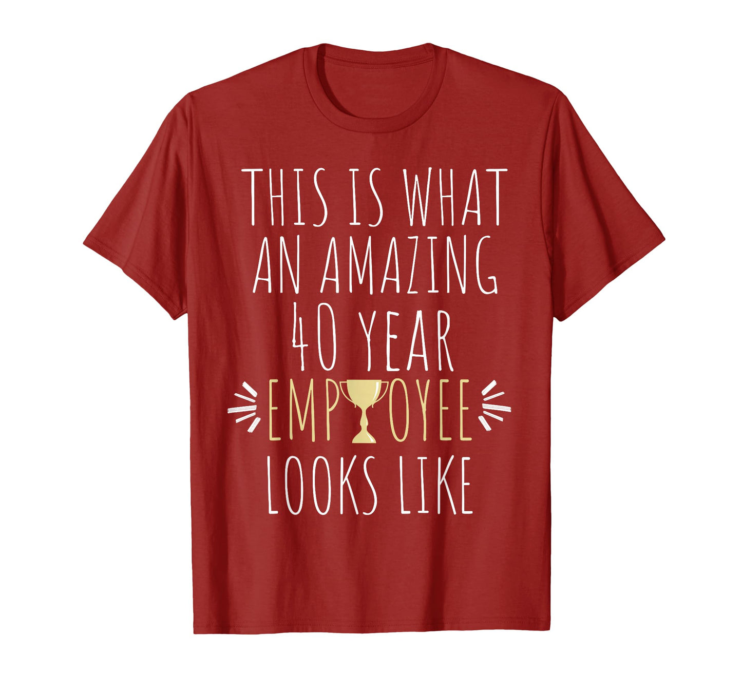 40th Work Anniversary Employee Appreciation Fortieth Year T-Shirt