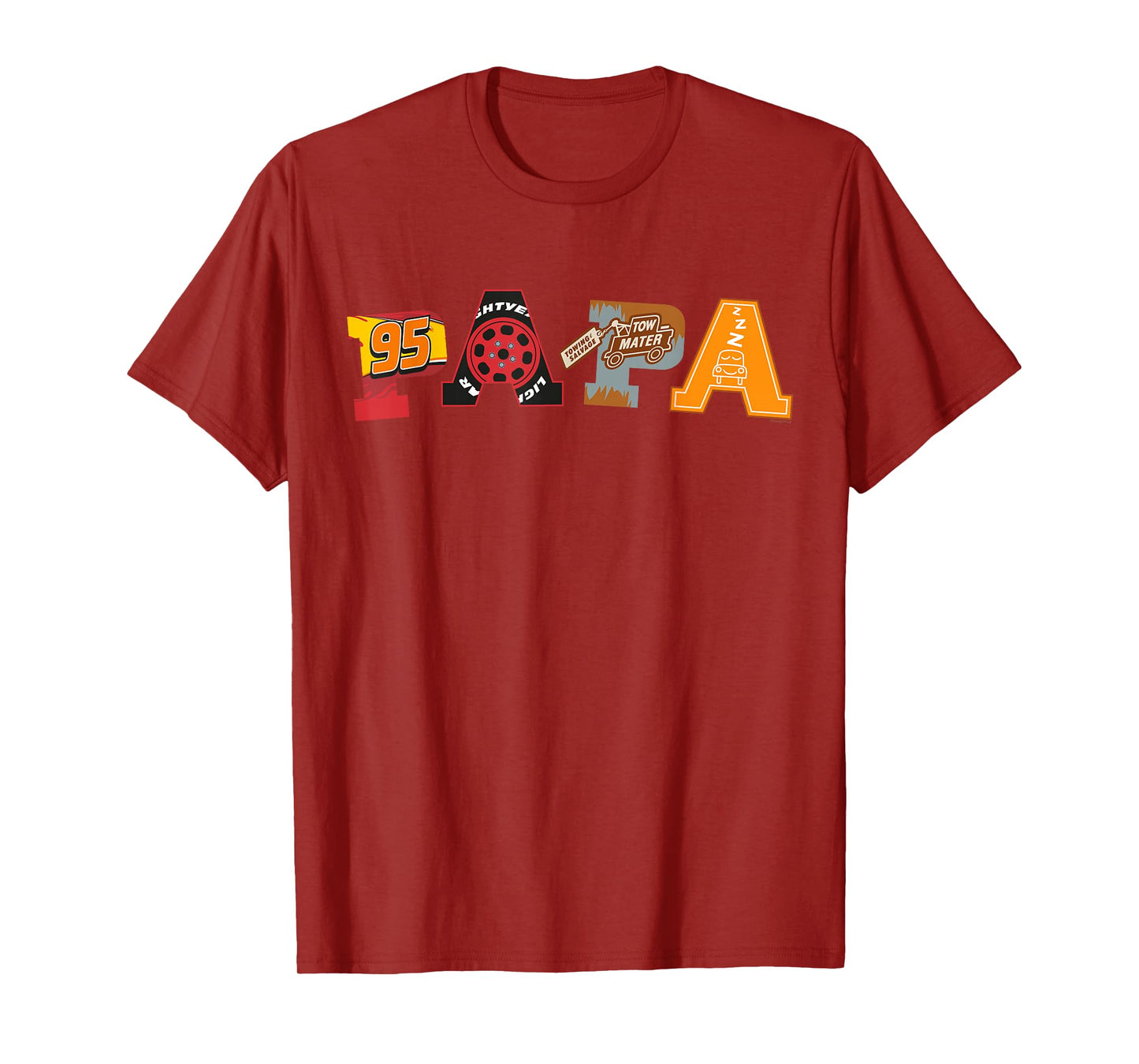 Disney and Pixar's Cars Papa Father's Day Birthday Gift T-Shirt