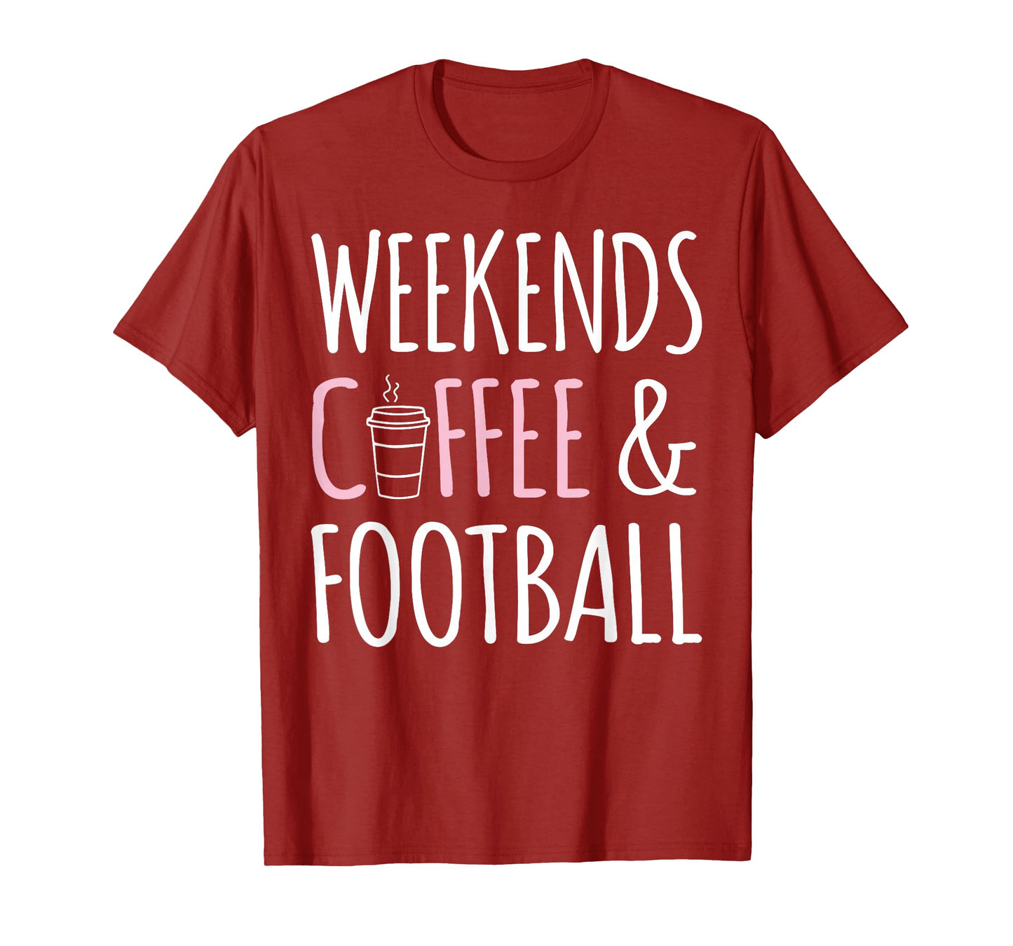Coffee Lover Football Player - Weekends Coffee And Football T-Shirt