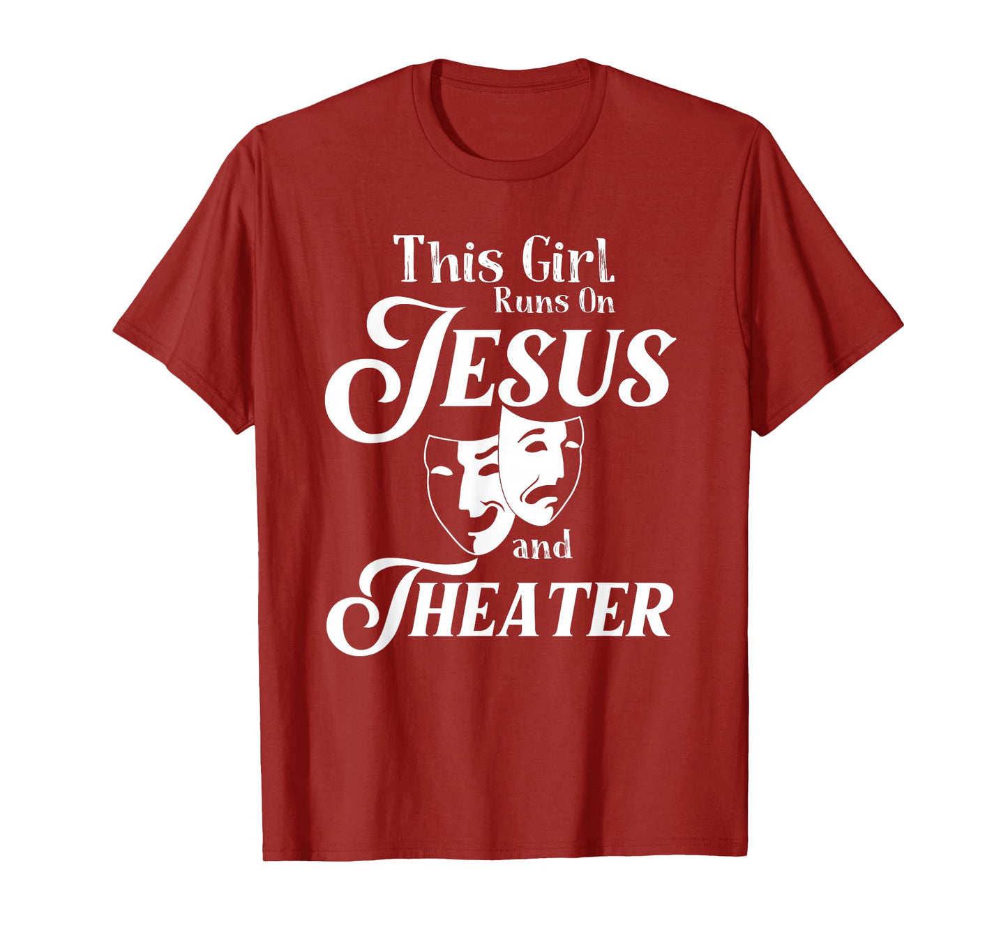 Cool Theater Art for Women Girls Musical Broadway Theater T-Shirt