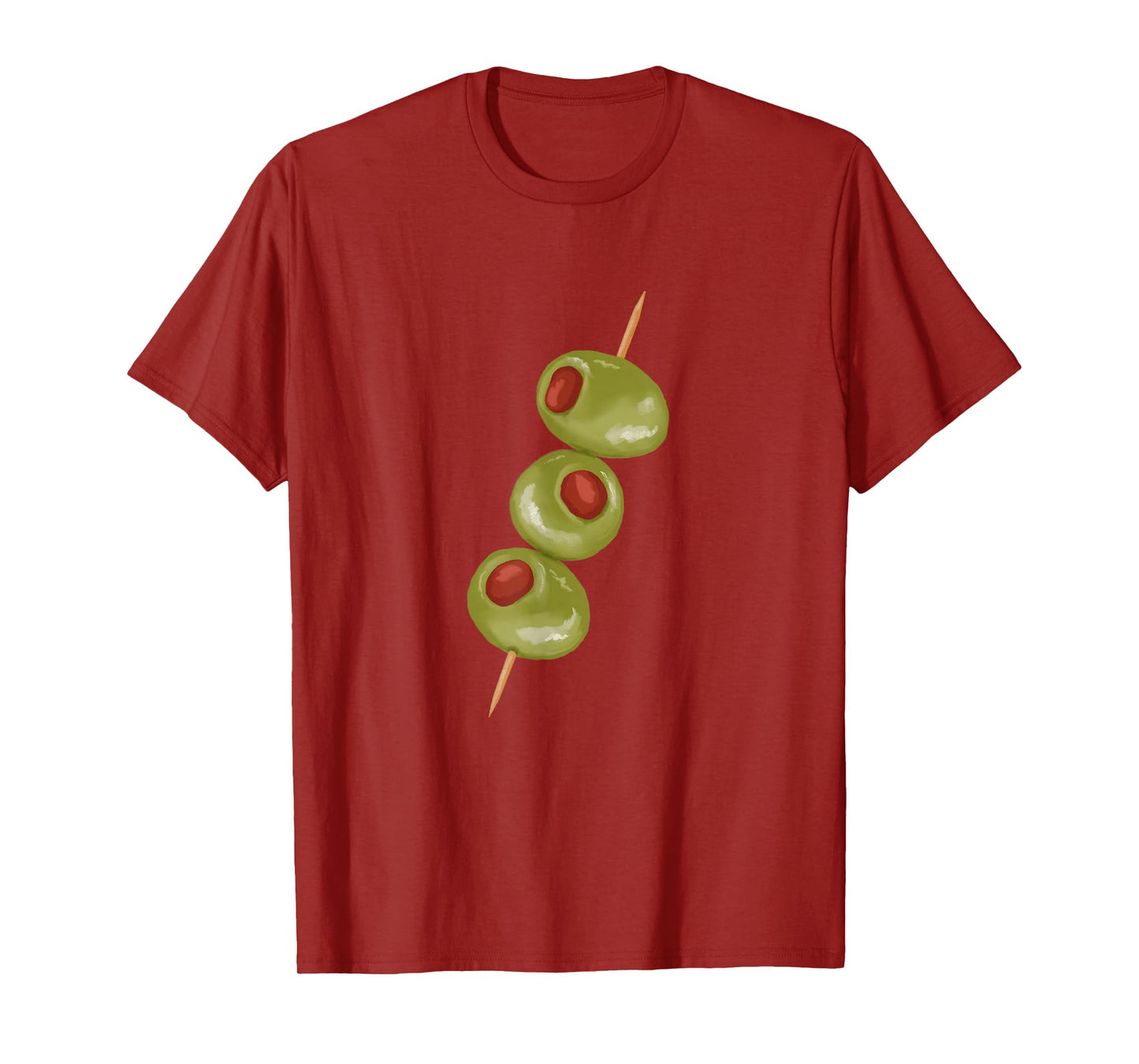 Olives on a toothpick, martini cocktail ready T-Shirt