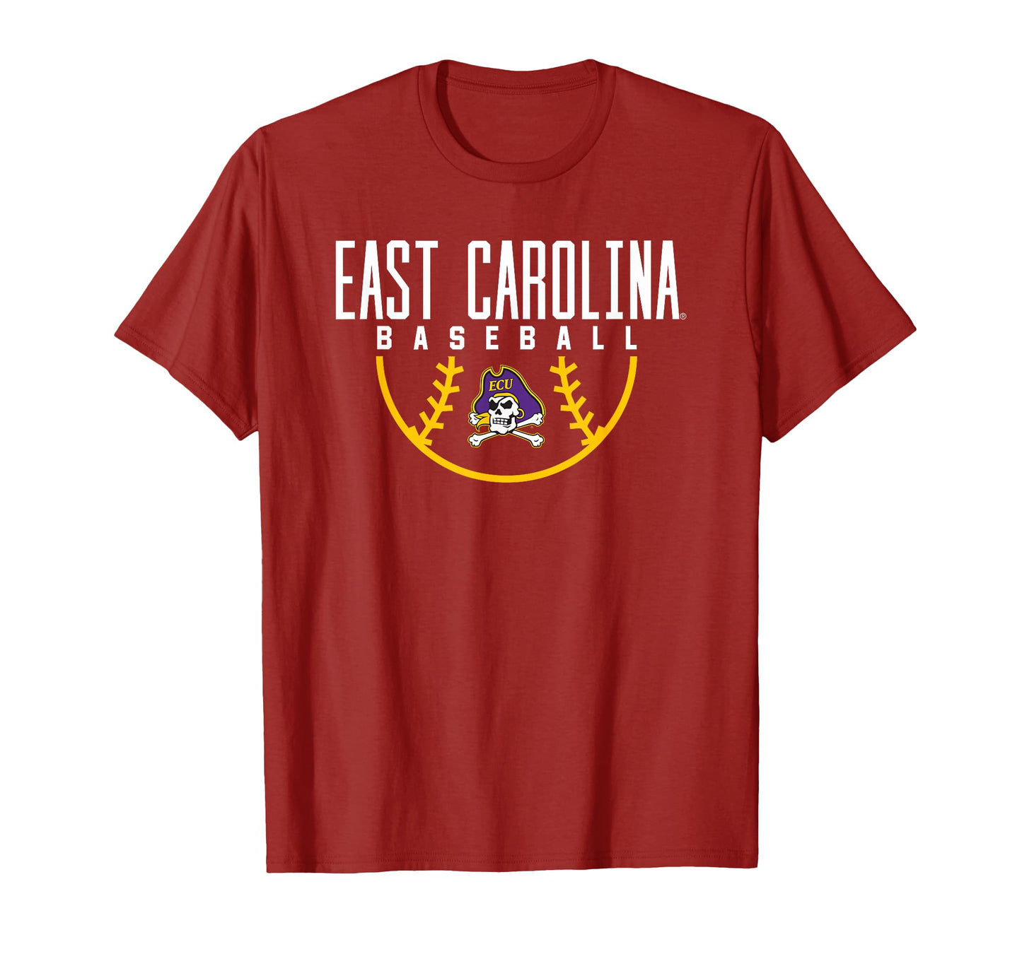 East Carolina University ECU Pirates Baseball Arch T-Shirt